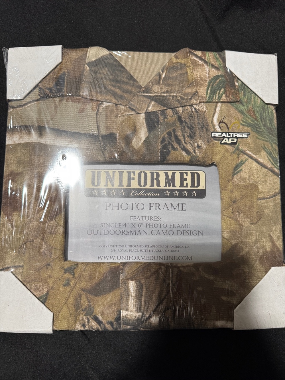 Realtree Camo Photo Frame - Brown Green Tan